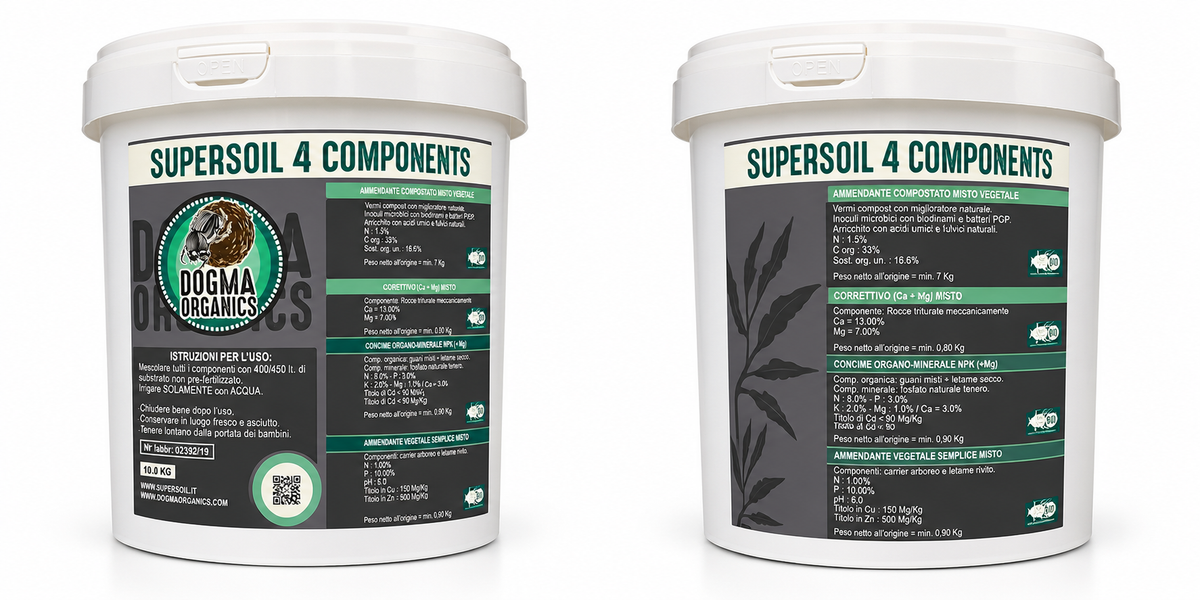 Super Soil 4 Components Mix Extra Large | für 400l Erde