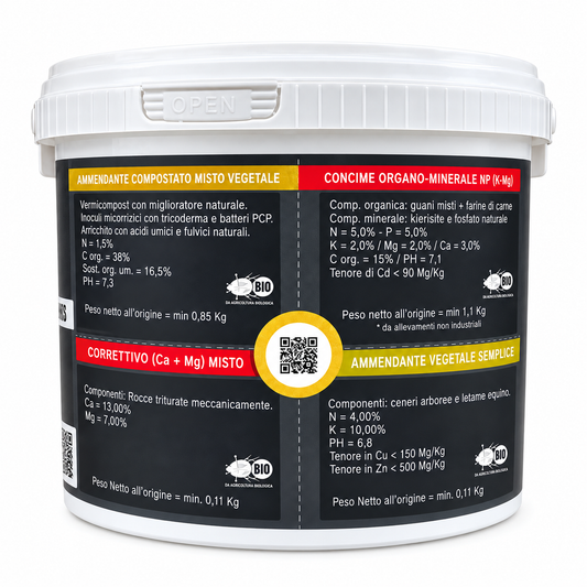 Super Soil 4 Components Mix Small | für 100L Erde