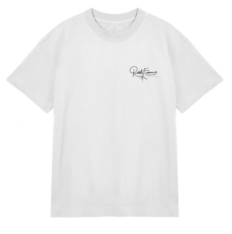 Roots Farms T-Shirt | “Gas Plants” | Off White